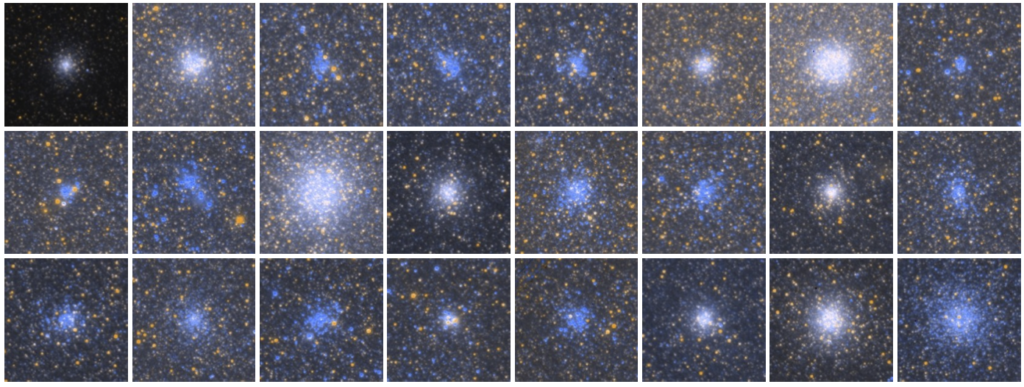 Gallery of Andromeda Star Clusters