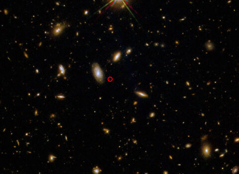 A broader view of GRB 211211A’s location (Surprise kilonova upends established understanding of long gamma-ray bursts)